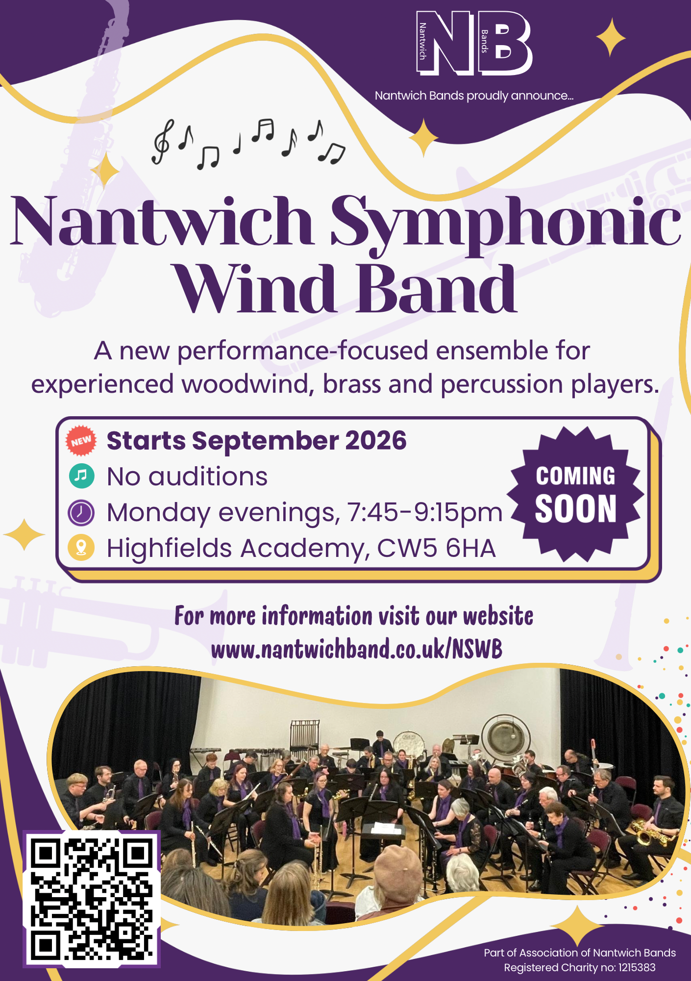 Nantwich Concert Band Launches New Symphonic Wind Band Nantwich Concert Band Launches New Symphonic Wind Band