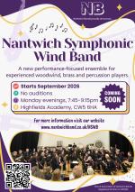 Nantwich Concert Band Launches New Symphonic Wind Band