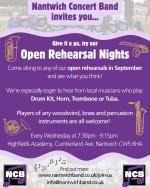 Nantwich Concert Band Welcomes New Musicians for September Open Rehearsals