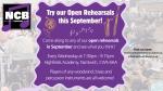 Open Rehearsals Return this September!