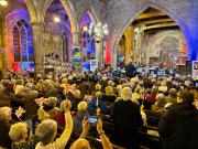 The audience enjoys a rousing rendition of Pomp and Circumstance